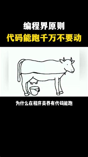 黑客Jack on Instagram: "编程界原则，代码能跑千万不要动！ #程序员 #编程 #黑客 #网络安全"