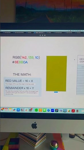 How to translate a color from RGB to hex code 🎨🎨🎨 #graphicdesign #graphicdesigner #hexcode #rgb
