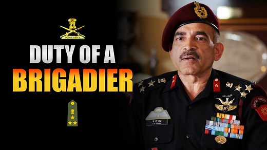 Duty of a Brigadier in the Indian Army