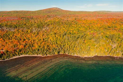 This breathtaking seaplane tour reveals Michigan’s kaleidoscope of fall colors