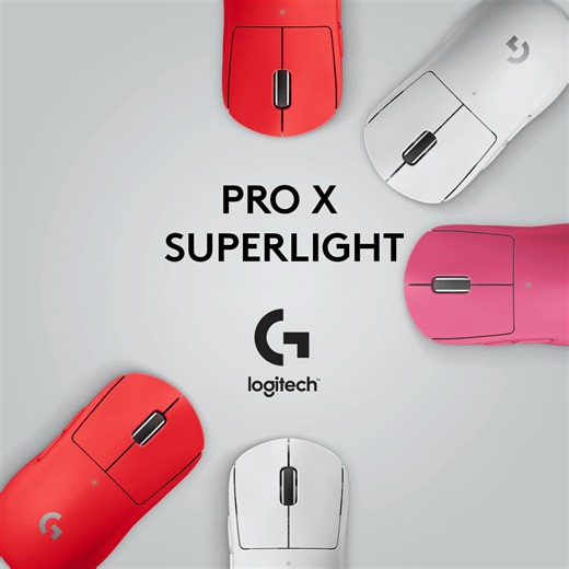 ¿Negro, rojo, blanco o rosa? ¡Con PRO X Superlight no importa el color, todos te llevan hacía la victoria! 🏆 | Logitech