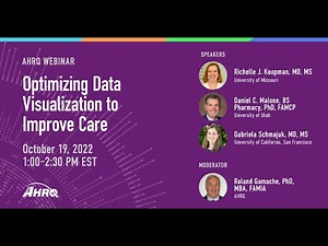 Optimizing Data Visualization to Improve Care: AHRQ Webinar