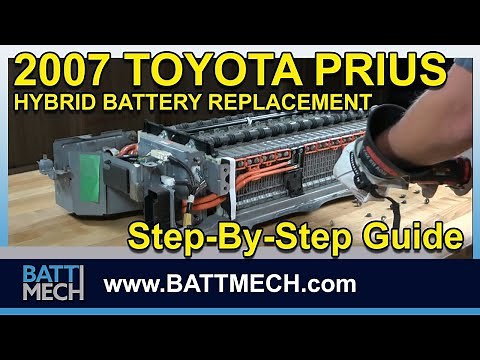 How to Replace/Repair/Fix a 2007 Toyota Prius Hybrid Battery Module Cell: Step-by-Step Instructions