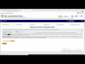 Sahara Refund Portal/Sahara Refund Registration/Sahara Claim submission