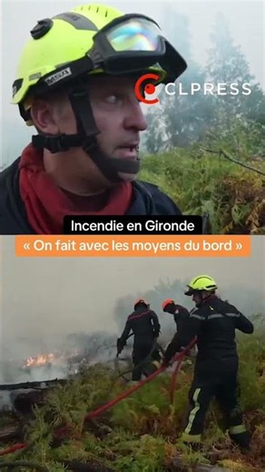 🔥 Gironde: Firefighters fight historic wildfire "with whatever they have" - Mega-fire