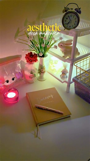 എന്റെ Desk ഇങ്ങനെ മാറ്റി! 😍✨ Pinterest Style Aesthetic Makeover | Malayalam #shorts