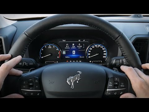 Steering Wheel and Cluster in the Ford Bronco Sport | 2022-2023 Bronco Sport