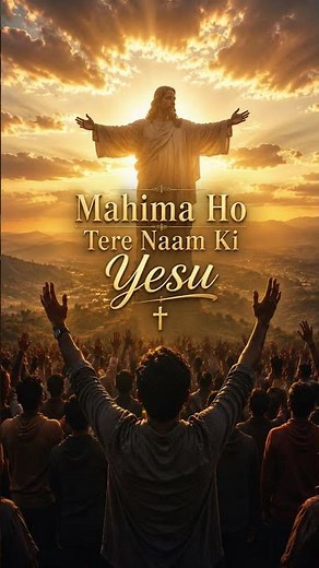 Mahima Ho Tere Naam Ki Yesu ✝️ | Worship Song #jesus