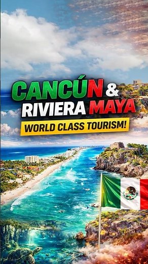 Cancún & Riviera Maya: Mexico’s Powerhouse that Dominates Global Tourism 🇲🇽 #mexico #travel