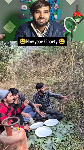 Anurag on Instagram: "😂New year ki party 😂Mna mat karna . . . #foryoupage #viral #comedy #funny #happynewyear"