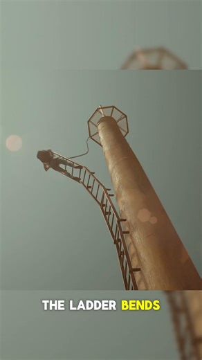 She Falls From a 1,000 Foot Tall Radio Tower😱 #movierecap #shorts