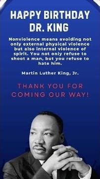 Happy Birthday MLK!