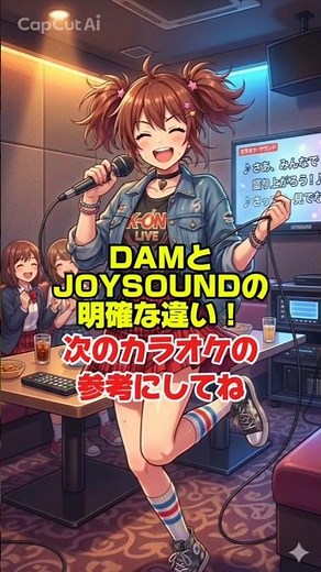 【徹底比較】カラオケDAMとJOYSOUNDどっちが良いの？目的別の選び方🎤✨