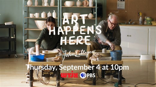 Tonight on WTJX-TV, Channel 12 at 10 pm, watch “Art Happens Here with John Lithgow.” Join actor John Lithgow as he goes back to school to demonstrate the transformative power of arts education. Immersing himself with teachers and students, he explores four disciplines: dance, ceramics, silk-screen printing, and vocal jazz ensemble. | WTJX Virgin Islands Public Broadcasting System