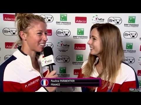 Pauline Parmentier (FRA) interviews Alize Cornet (FRA)