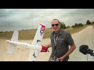 Extreme Tail Heavy RC Plane - Aft CG - T-28 Trojan Crash