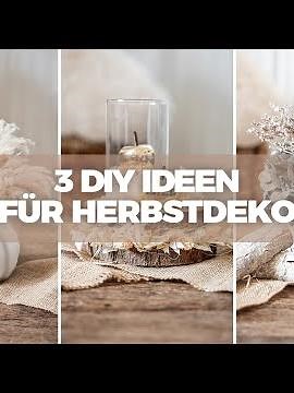 Einfache Herbstdeko selber machen - Teil 4 | DIY Herbstdekoration | DIY Fall Decor