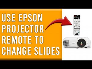 How To Use Epson Projector Remote To Change Slides (Set Up Epson Remote Projector To Change Slides)