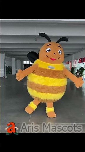 Adult Lovely Inflatable Honey Bee Costume for Entertainments Walking Blow Up Insect Suit