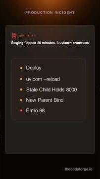 Python Errors: Reload Children Stacked 3 Deep and Flapped Staging for 26 Minutes #Shorts