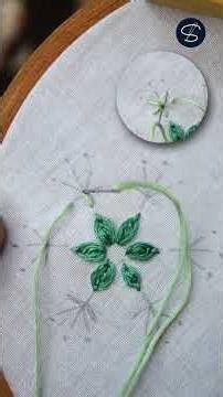 Tiny Stitches 2026 #1 | 1-Minute Snowflake Hand Embroidery