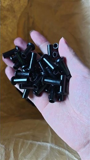 Black zinc Semi-Tubular Rivets#rivets #fastener #machine #custommade
