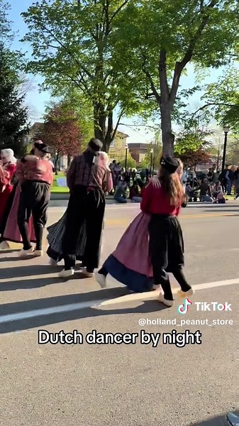 Dutch Dancing Performance in Downtown Holland
