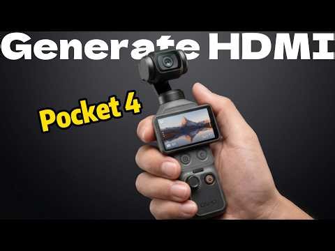 Turn your DJI Pocket 4 to HDMI ! UVC & DP Modes + Wireless Video Tested
