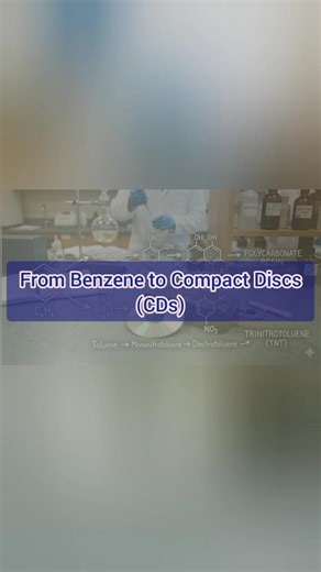 From Benzene to Compact Disc #chemistry #dothingsyoudontwanttodo #engineering