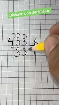 Division with decimals #mathematics #maths #professorjeffer
