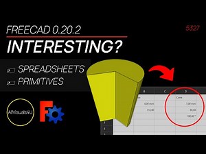 📇 Primitives And Spreadsheets - FreeCAD Parts - FreeCAD Spreadsheet Tutorial
