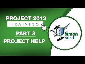Project 2013 for Beginners Part 3: Using Project Help Facilities