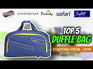 Top 5 Best Duffle Bag In India 2025 | 2 Wheel Duffle Travelling Bag | Duffle Bags | Prices | Reviews