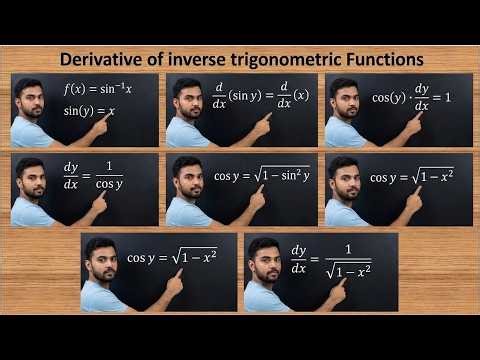“Derivative of Implicit and Inverse Trigonometric Functions|PART-5| Class 12 Mathematics”