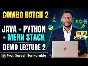 Demo Lec.02 | Combo Batch: Java | Python | MERN Stack |
