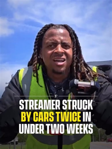 A pastor attempting to walk nearly 3,000 miles across the US for charity was struck by a vehicle mid-livestream - twice. Isaiah Thomas, known online as “Minister Zay,” was on day 26 of his journey from Philadelphia to California when a car crashed into his supply cart. Then, on Day 34, a vehicle rear-ended his escort car, pushing it forward into him on the roadside. The entire incident was captured live and Thomas, who is raising money for underprivileged youth and HBCU students, later shared up