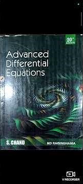 Advanced differential equation s chand syllabus #shorts