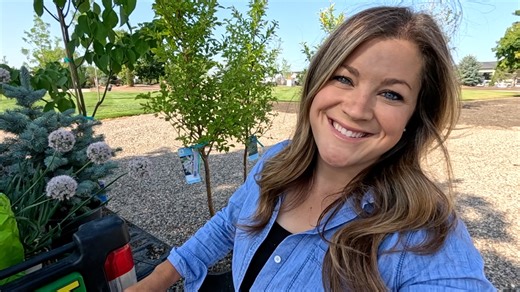 104K views · 4.9K reactions | Planting 5 Trees & Hanging Baskets Using New (for 2026) Annuals!  | Garden Answer | Facebook