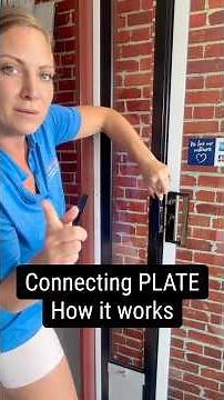 How to secure a pet door insert to your sliding door frame using a plate #dogdoor #patiolink #dog