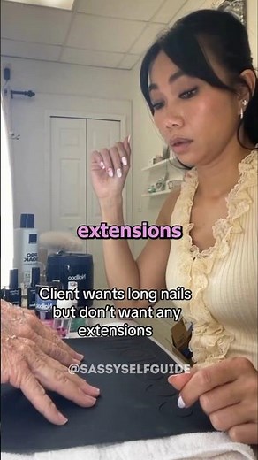 Granny Wants Long Nails Without Extensions 🤯