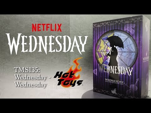 Hot Toys TMS135 Wednesday Addams (Netflix) Unboxing Quick Look Review