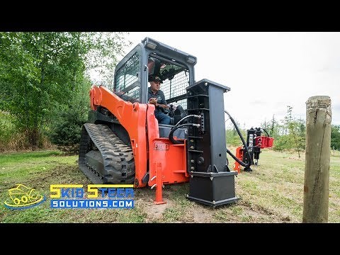 NEW Post Driver Developments for Skid Steer Loaders | Skid Steer Solutions