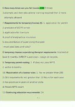 Florida Pt Jurisprudence Laws And Rules Exam Questions And Answers 2023 2024 Verified Answers video
