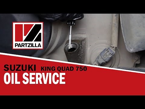 How to Change the Oil on a Suzuki King Quad 750 | Suzuki King Quad Oil Change | Partzilla.com