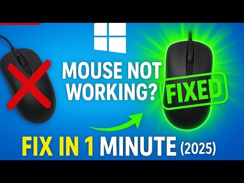 Mouse Not Working or Lagging? Instant Fix for Windows 10/11!