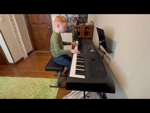 Gypsy Dance (Carmen) on keyboard by 9-Year-Old from Memory