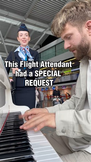1.4M views · 42K reactions | I met a SINGER at the AIRPORT!?  #piano #publicpiano #pianoairport #singing #schubert #serenade #classicaltok #classicalmusic | Emilio Piano | Facebook