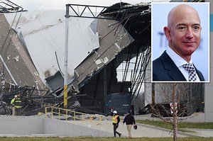 Police confirm fatalities at Amazon warehouse damaged in severe weather