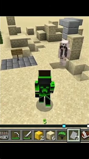 My friends and I are lost in the desert in Minecraft #minecraft #desert #accident