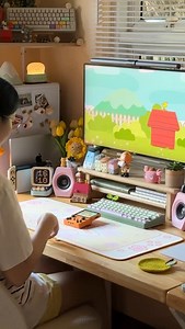 13K views · 268 reactions | suddenly felt like playing snoopy concert so i downloaded the rom and gave it a go 華 feels just like childhood again 凉 Retro game console - Powkiddy RGB20S --  #desksetup #girlsetup #wfh #homeoffice #workspace #cozy #cute #desktour #workfromhome #game #snoopy | SwiitSour | Facebook